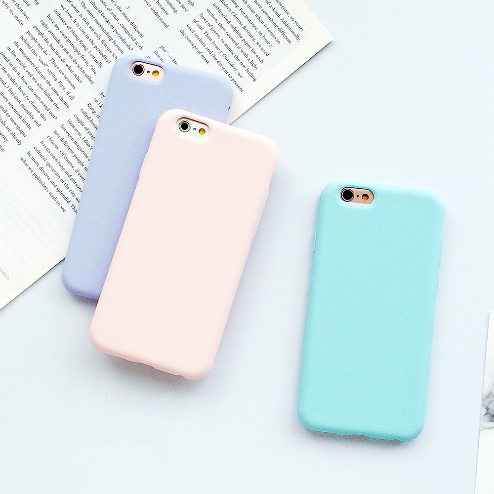 XBXCase TPU Silikon-Case - weiche rückseitige Abdeckung für iPhone 5 6 7 8 X + S + Plus