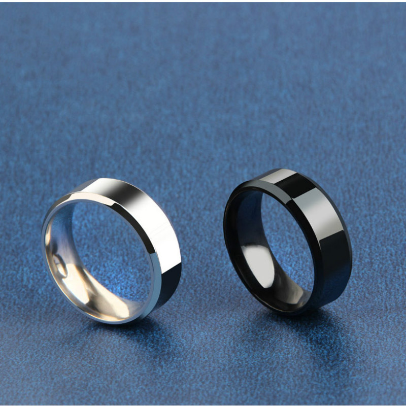 Ring für Herren in Titanlook