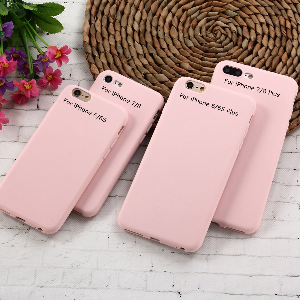 XBXCase TPU Silikon-Case - weiche rückseitige Abdeckung für iPhone 5 6 7 8 X + S + Plus