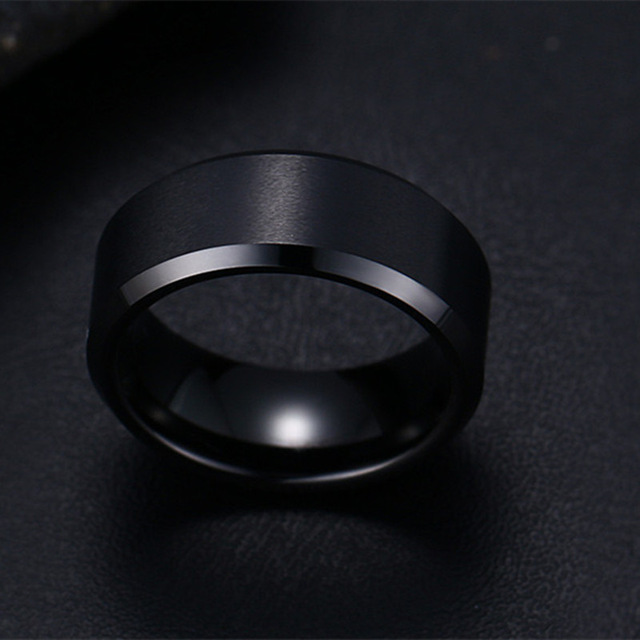 Ring für Herren in Titanlook