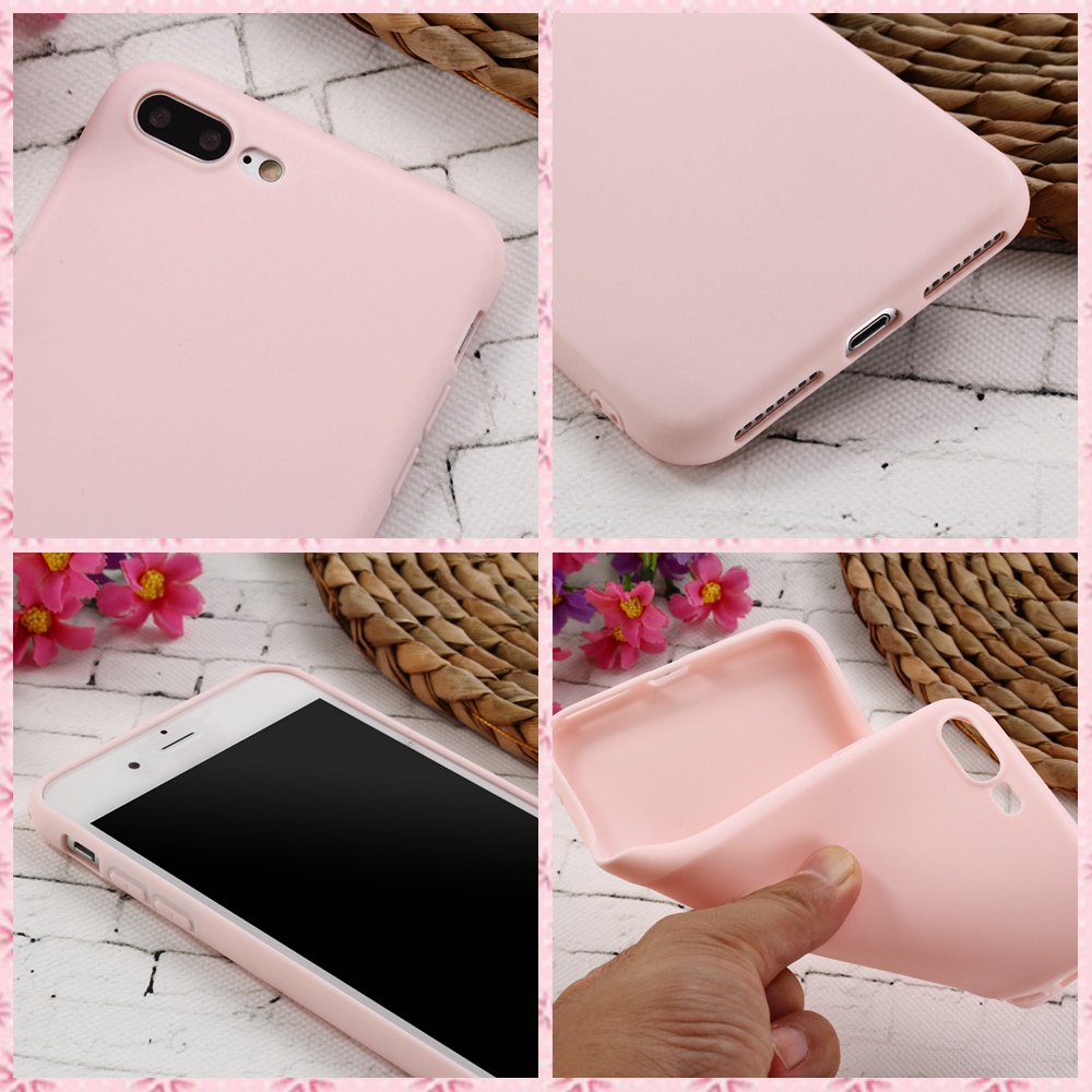 XBXCase TPU Silikon-Case - weiche rückseitige Abdeckung für iPhone 5 6 7 8 X + S + Plus